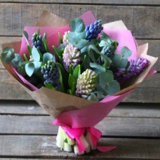 Hyacinths Mix & Eucalyptus (15)